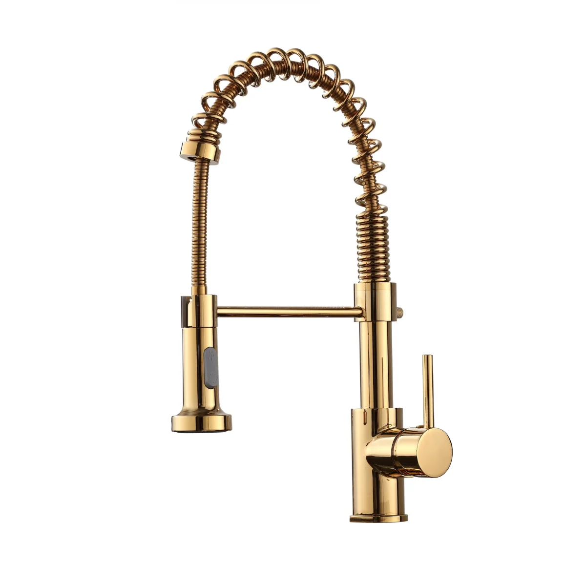 Good price Stainless Steel Material gold mixer tap Brass Material kitchen sink faucet pull out sprayer kitchen faucet - Image 2