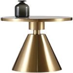 Marble Coffee Table, Round Coffee Table, Sofa Side Table, Metal Base, Stainless Steel Gilded Frame, Suitable for Home Decoration, Living Room, Bedroom, Balcony - Image 5