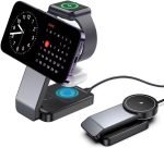 Mag safe Charger Stand 3 in 1, 15W Mag safe Charging Stand Foldable for iPhone 15 Pro Max/14/13, Magnetic Portable Charger Travel for Apple Watch Series 8, Apple Wireless Charger for Airpods pro 2nd - Image 7