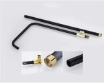 Shower Set Shower Set Pressurized Top Spray Lift Shower System Copper Shower Faucet Shower Set Black Gold Three Gears Bathroom Shower Water Supply Bathroom - Image 4