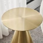 N/A Stainless Steel Coffee Table Round Table Living Room Furniture Gold Side Table (Color : A, Size : One size) - Image 3
