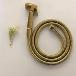 Taps Bathroom Shower Water Spray Head with Handle - Golden Bidet Toilet Companion Bidet Butt Washer Set