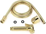 Taps Bathroom Shower Water Spray Head with Handle - Golden Bidet Toilet Companion Bidet Butt Washer Set - Image 3