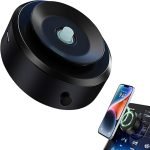 Magnetic Car Suction Cup Holder,Suction Cup Phone Mount, Portable Magnetic Phone Holder,360°3D Rotation & Safe View,Car Navigation Desktop Universal Support, for All Cell Phones (Black)