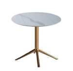 Hebena Modern Coffee Table,Faux Marble Top Rectangular Coffee Table with Golden Metal Frame,Living Room Coffee Table Living Room Centre Table (Color : White, Size : 120x60x42cm) - Image 7