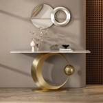 YY Console Light Luxury Modern Minimalist Home Wall Art Creative Console Tables