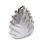 Silver Leaf Decorative Vase - Image 3