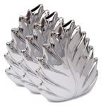 Silver Leaf Decorative Vase - Image 4