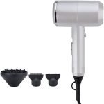 XJZM Hair Dryer, 2000W Powerful Constant Temperature Hair Dryer, with Ion Adjustment Function, Fast Hair Dryer Style Hair Dryer, 3 Speed, 3 Nozzles (pearl white)