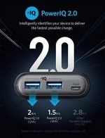 Anker Power Bank 20000 mAh, Black - A1363H11 + Free Gift Anker PowerLine Lightning Cable 1ft - A81140 - Image 4