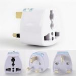 NA UK Travel Adapter,Plug Adapter Converter to UK 3 Pin Plug -Travel Plug US/EU/CHINA/Australia to UK