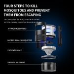 Raawan Eco Friendly Electric LED Mosquito Killer Machine Trap Lamp Portable Killer Electric Shock Mosquito Lamp Theory Screen Dual Mosquito Zapper Lamp Indoor Insect Trap - Image 3