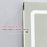 Rectangle Bathroom Mirror 60 * 80cm Frameless LED Vanity Mirror Large Wall Mirror Anti-Fog Modern Decorative Mirror Dimmable White/Warm/Natural - Image 4