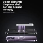 Click to enlarge the image EGEN PD 22.5w Magnetic Power Bank 10000mah, Metal 15w Wireless Fast Charger, Mag-safe Portable External Battery, Compatible for iPhone14 13 12/13 12 Mini/Pro/Max/14 Plus (10000mAh, Gray) - Image 5