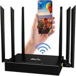 Ultra Link WiFi Router, Ultra Link 5g WiFi Router Anywhere, High Speed Smart Portable Router Up to 500Mbps, Internet Router with 6 Omnidirectional Antennas, Plug and Play