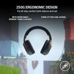 Razer Barracuda X Wireless Multi-Platform Gaming and Mobile Headset (2021 Model): 250g Ergonomic Design - Detachable HyperClear Mic - 20 Hr Battery - Compatible w/PC, PS5, Switch, & Android - Black - Image 3