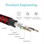 [2 Pack] USB Type-C Cable, 6.6Ft Charging Cord for Samsung Galaxy Tab A7 10.4", Tab A7 Lite 8.7", Tab A 10.1”(2019) 10.5”(2018), Tab S7 S6 S5e S4 S3 9.7” Tablet, Galaxy S10 S9, Note 10 9 Phone - Image 3