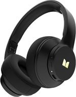 Monster Mission 100 Bluetooth Headphones, On Ear Headphones with Immersive Bass, Crystal Clear Call, 40H Playtime, Bluetooth 5.4, Comfortable Fit Wireless Headset for Travel Work (Black,White)