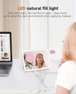 3 in 1 Mirror Foldable Charging Station for Apple Products, Fast Wireless Charger Travel Dock Adapter&Light Compatible with iPhone 15/14/13/12/11/XS,for iWatch Ultra/9/8/7/6/SE/5,Air pods 3/2/Pro/2 - Image 2