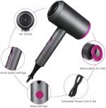 XJZM Hair Dryer, 2000W Powerful Constant Temperature Hair Dryer, with Ion Adjustment Function, Fast Hair Dryer Style Hair Dryer, 3 Speed, 3 Nozzles (pearl white) - Image 4