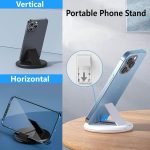 Like Star® All in One 60W USB Fast Charging Travel Data Cable Set Type C, Lightening and Micro USB Port Inbuilt Mobile Stand Compatible with iPhone, iPad, Samsung, RealMe & All Other Android Phones - Image 7