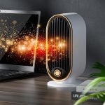 KWAII PTC Fan Heater, Ceramic Space Heater 800W Portable Lower Energy Fan Heater, Portable Heater with Overheat and Tip-Over Protection, Quiet Space Heater for Indoor Bedroom Living Room - Image 5
