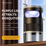 Raawan Eco Friendly Electric LED Mosquito Killer Machine Trap Lamp Portable Killer Electric Shock Mosquito Lamp Theory Screen Dual Mosquito Zapper Lamp Indoor Insect Trap - Image 4
