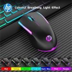 HP M160 High-Performance Gaming Mouse, USB Wired Connectivity, RGB, Lightweight, High Precision, Smooth Tracking Ergonomic Computer Mouse, White - Image 4