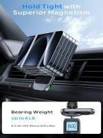 Hinyx for MagSafe Car Mount Charger, 15W Magnetic Wireless Car Charger Vent Dash Charging Phone Holder Mount for iPhone 15 14 13 12 11 Pro Max Plus Mini Xr Xs, Samsung, Google, LG, etc - Image 2
