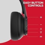 Monster Mission 100 Bluetooth Headphones, On Ear Headphones with Immersive Bass, Crystal Clear Call, 40H Playtime, Bluetooth 5.4, Comfortable Fit Wireless Headset for Travel Work (Black,White) - Image 7