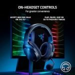 Razer Barracuda X Wireless Multi-Platform Gaming and Mobile Headset (2021 Model): 250g Ergonomic Design - Detachable HyperClear Mic - 20 Hr Battery - Compatible w/PC, PS5, Switch, & Android - Black - Image 2