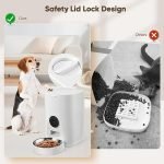 Kidken Automatic Pet Feeder, 4L, 2.4G WLAN - Image 2