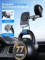 Hinyx for MagSafe Car Mount Charger, 15W Magnetic Wireless Car Charger Vent Dash Charging Phone Holder Mount for iPhone 15 14 13 12 11 Pro Max Plus Mini Xr Xs, Samsung, Google, LG, etc - Image 5