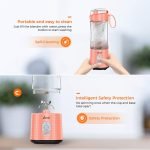 Portable Blenders, Personal Size Blender Smoothies and Shakes, Mini Blender 4000 mAh USB Rechargeable with Six Blades, Handheld Blender Sports,Travel - Image 7