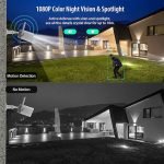 MPW Outdoor Surveillance Camera Battery 10000 mAh, 1080P Wireless Outdoor WLAN IP Camera with PIR Motion Sensor, 10 m IR Night Vision, IP65 Waterproof, 2-Way Audio, Spotlight, Cloud/SD Storage - Image 5