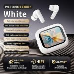 Luckxing Wireless Earbuds | Sports Cordless Earphones | Wireless Headphones with Color Screen Touch Control, In-ear Earphone with Wireless Charging Case - Image 6
