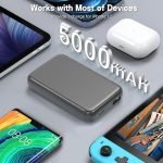 for MagSafe Portable Charger, 5000mAh Wireless Magnetic Power Bank with USB C & A Charging, Slim Phone Battery Pack for iPhone 15/15 Pro/15 Pro Max, iPhone 14/13/12 Series - Image 5