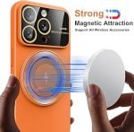 For Magsafe Wireless Charging Magnetic Car Holder Ring Phone Case For IPhone 15 14 Plus 13 12 Pro Max Shockproof Back Cover - Image 3