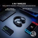 Razer Barracuda X Wireless Multi-Platform Gaming and Mobile Headset (2021 Model): 250g Ergonomic Design - Detachable HyperClear Mic - 20 Hr Battery - Compatible w/PC, PS5, Switch, & Android - Black - Image 5