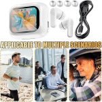 Luckxing Wireless Earbuds | Sports Cordless Earphones | Wireless Headphones with Color Screen Touch Control, In-ear Earphone with Wireless Charging Case - Image 3
