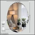 Spark Global Glass Oval Led Mirror with Sensor Dual light for Bathroom,Bedroom,Living Room,Washbasin - Image 4