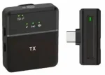 SX8 Wireless Microphone Double Type-C/ SX8 Type-C and IOS Wireless Microphone for Plug-Play Wireless Lavalier Mic with Microphone SX8 Type-C/iPhone Lavalier Wireless Microphone, Noise Reduction - Image 3