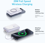 10000mAh Magnetic Power Bank Itian Qi2 15w Foldable 20W PD 3 in 1 Wireless Charging Station Battery for Apple and Apple Watch - Image 2