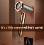 Click to open expanded view  New Hair Dryer Anion Fast Drying Low Noise Hair Dryer Cold and hot Hair Dryer 奢华金 - Image 4