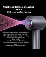 Leafless Hair Dryer (Iron/Fuchsia), with new flyaway attachment with 5 head - Image 8