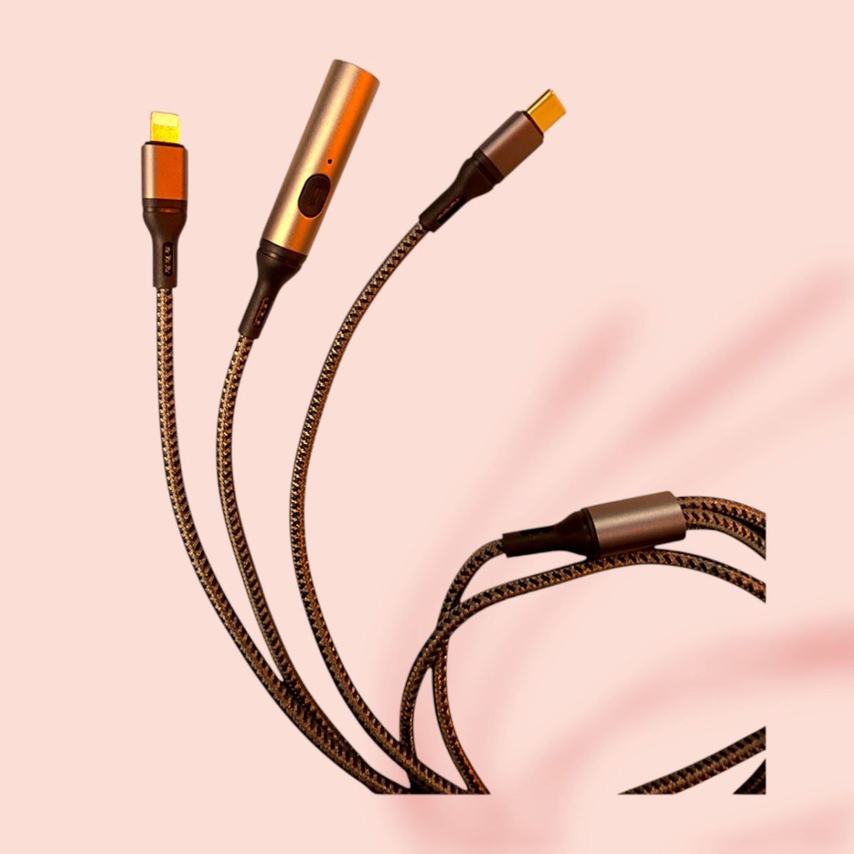 Multi Charger Cable, 3 in 1 Charger Cable [3Pack 1.2M] Multiple USB Cable Nylon Braided with Micro USB Type C iPhone Cable Connector for iPhone, Android Samsung Galaxy, Huawei, Oneplus, LG - Image 5
