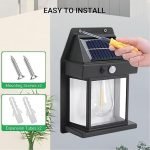 Fend 888 Solar Interaction Wall Lamp With 800LM Brightness 1800 mAh Battery Motion Sensor and Waterproof (Pack o 7) - Image 4