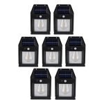 Fend 888 Solar Interaction Wall Lamp With 800LM Brightness 1800 mAh Battery Motion Sensor and Waterproof (Pack o 7)
