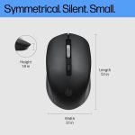 S1000 Plus Wireless USB Mouse, 2.4GHz Wireless Dongle, Up to 1600 DPI, Optical Sensor, Ambidextrous Design, Silent Clicks BlackBlack - Image 6