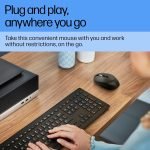 S1000 Plus Wireless USB Mouse, 2.4GHz Wireless Dongle, Up to 1600 DPI, Optical Sensor, Ambidextrous Design, Silent Clicks BlackBlack - Image 7